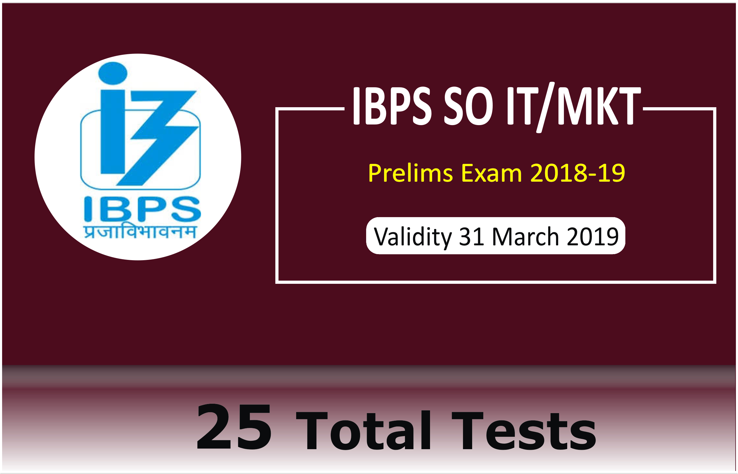 IBPS SO 2018-19 IT/MKT